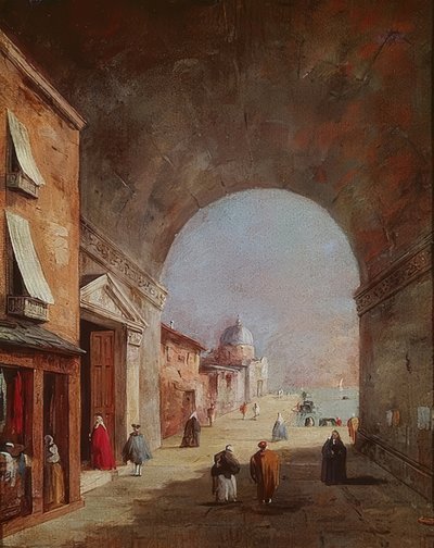 Venetian Scene by Francesco Guardi