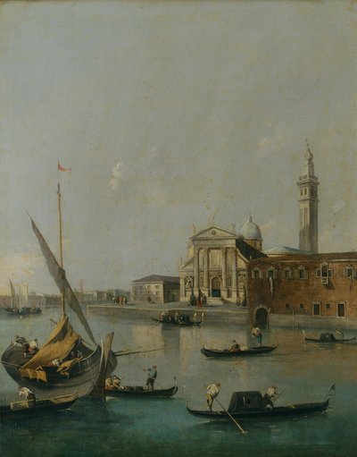 Venice with Shipping by Francesco Guardi