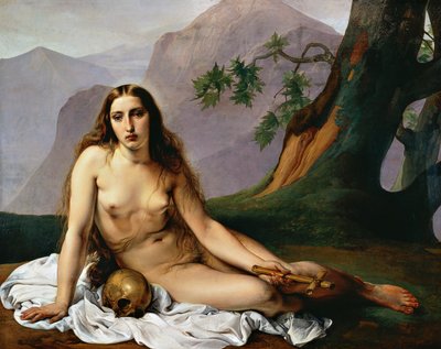 Penitent Magdalene by Francesco Hayez