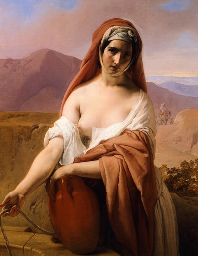 Rebecca at the Well by Francesco Hayez