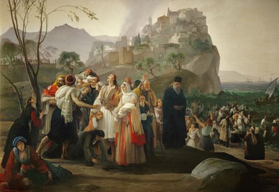 Refugees of Parga by Francesco Hayez