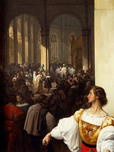 The Conspiracy of Lampugnani by Francesco Hayez