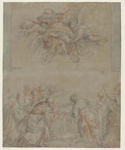 Ascension of Mary by Francesco II Bassano