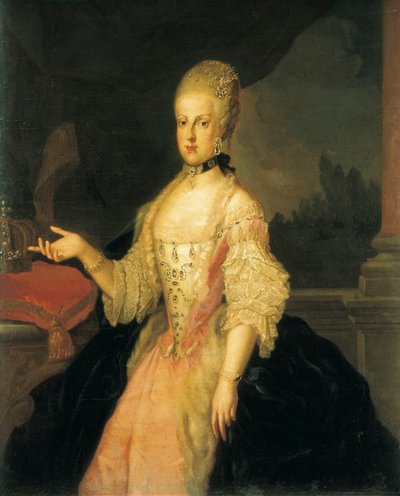 Portrait of Marie Caroline of Austria by Francesco Liani