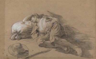 Sleeping Peasant by Francesco Londonio