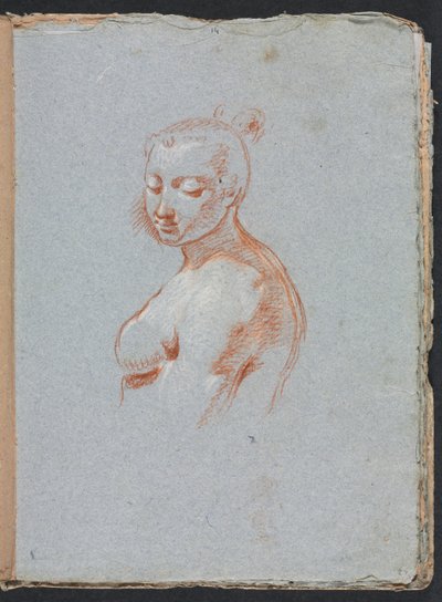 Verona Sketchbook: Female nude (page 27) by Francesco Lorenzi