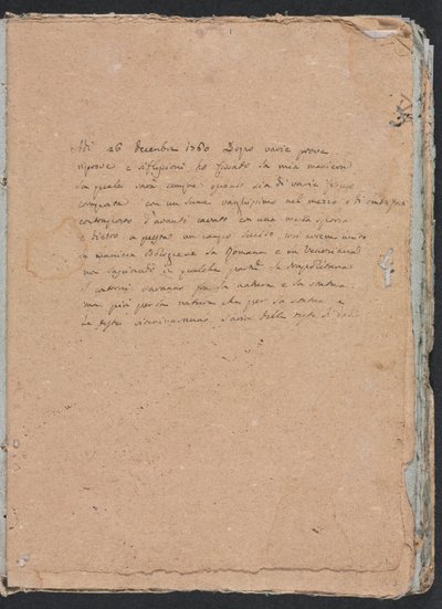 Verona Sketchbook: Inscription Page 1 by Francesco Lorenzi