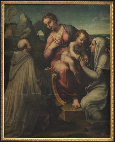 The Madonna and Child with Saints by Francesco Menzocchi
