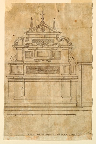 Project for an Altar by Francesco Mosca