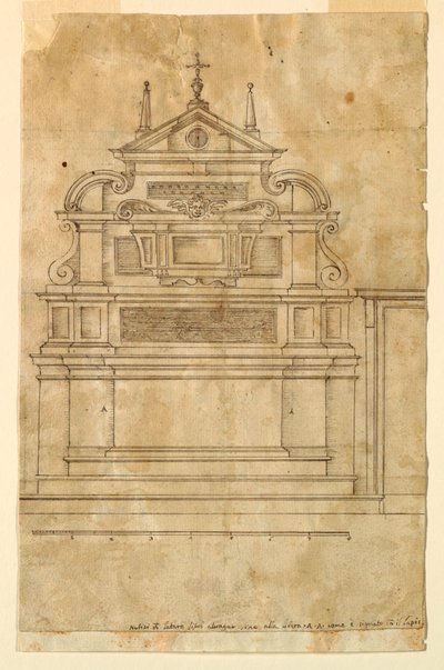 Project for an Altar by Francesco Mosca