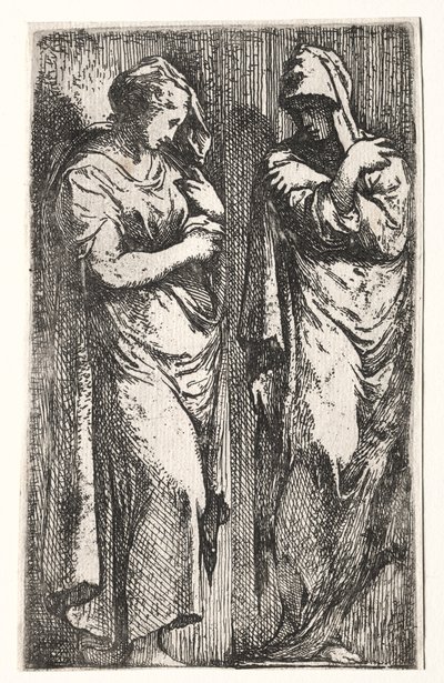Two Roman Women by Francesco Primaticcio