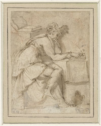 Seated Muse (?) by Francesco Salviati