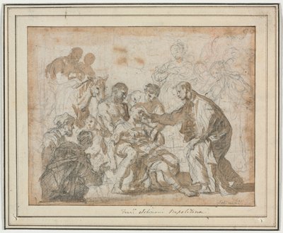 A Miracle of Saint Maurus by Francesco Solimena