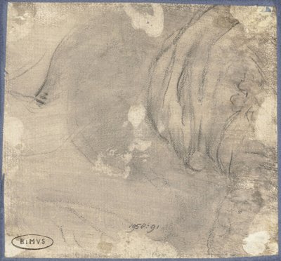 Fragment of a Chalk Sketch by Francesco Solimena