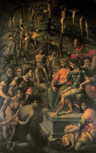 The Ten Thousand Martyrs by Francesco Ubertini, Il Bacchiacca