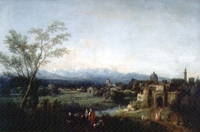 Fantastical Landscape, Vicenza by Francesco Zuccarelli
