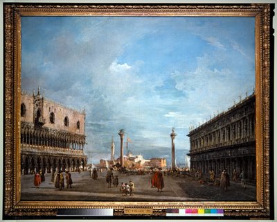 Piazzetta S. Marco by Francesco and/or Gian Antonio (1699 1761) Guardi