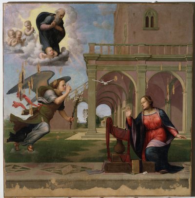 Annunciation by Francesco di Cristofano Franciabigio