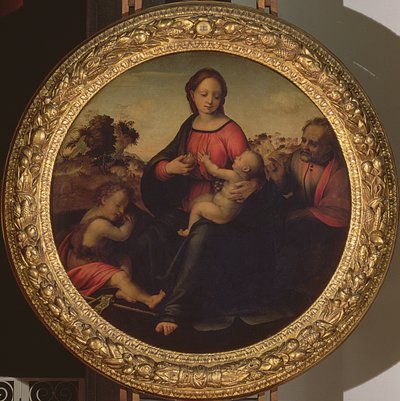 The Holy Family by Francesco di Cristofano Franciabigio