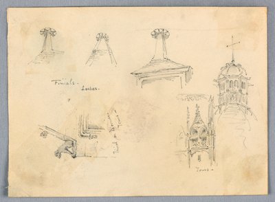 Architectural Sketches, Loches and Tours by Francis Augustus Lathrop