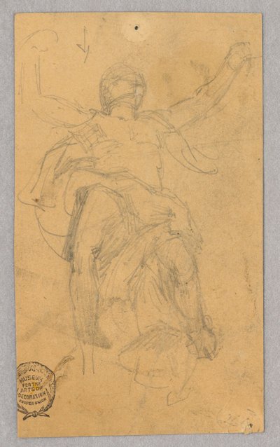 Figure Study for Mural by Francis Augustus Lathrop