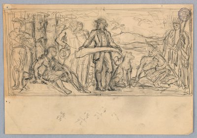 Sketch for a Mural by Francis Augustus Lathrop