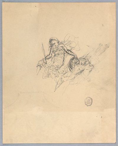 Sketch of Fortuna by Francis Augustus Lathrop