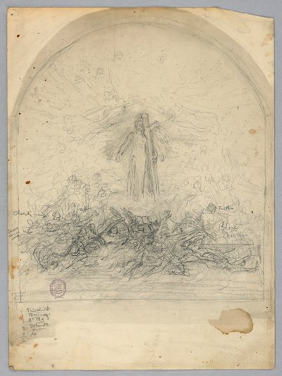 Sketch of the Ascension by Francis Augustus Lathrop