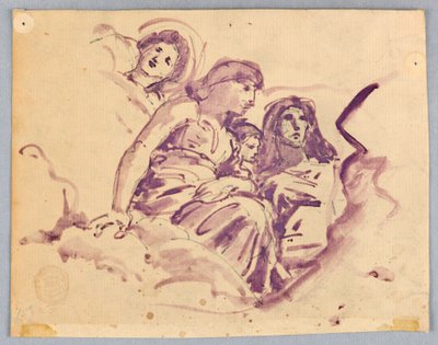 Study of Heavenly Figures by Francis Augustus Lathrop