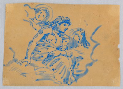 Study of Heavenly Figures by Francis Augustus Lathrop
