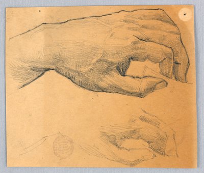 Two Studies of a Hand by Francis Augustus Lathrop