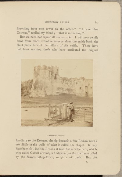 Chepstow Castle by Francis Bedford