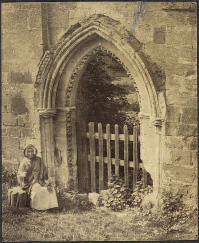 Door, Rivaulx Abbey by Francis Bedford