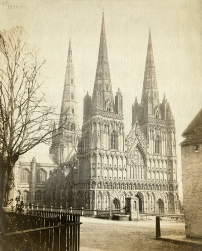 Lichfield Cathedral, Staffordshire by Francis Bedford