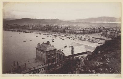 Llandudno-The Parade from Above the Baths by Francis Bedford