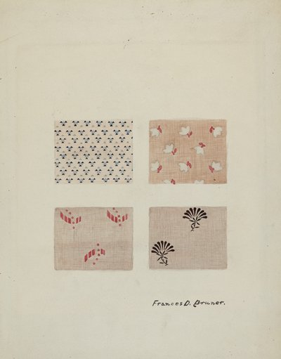 Printed Textiles by Francis Bruner