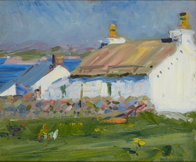 Crofts, Iona by Francis Campbell Boileau Cadell