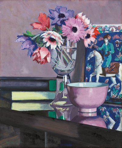 Still Life with Anemones by Francis Campbell Boileau Cadell