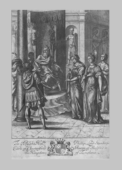 Turnus before Latinus by Francis Cleyn