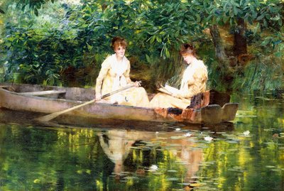 Women in a Rowboat by Francis Coates Jones