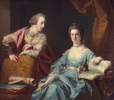 Isabel and Thomas Crathorne, 1767 by Francis Cotes