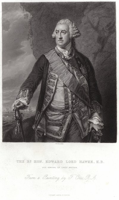 Portrait of Edward, Lord Hawke by Francis Cotes