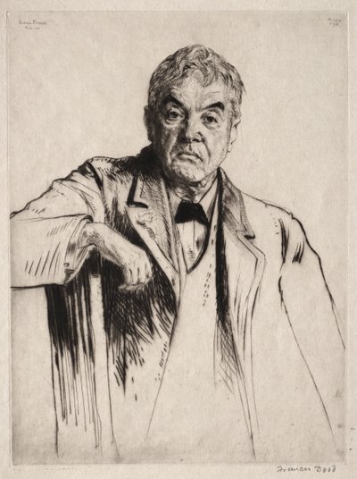 Lord Fisher by Francis Dodd