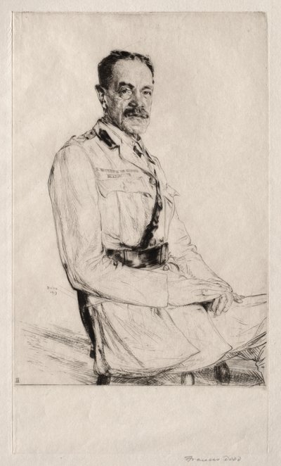 Major-General Sir John Edward Cooper by Francis Dodd