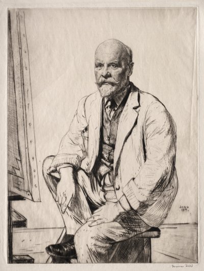 Sir George Claussen by Francis Dodd