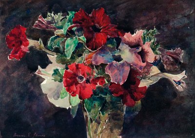 Petunias, c1869-1906, 1906 by Francis Edward James