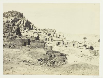 Antiquities at Biggeh, Opposite Philae by Francis Frith