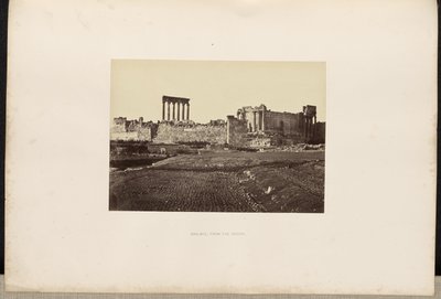 Baalbec, From the South by Francis Frith
