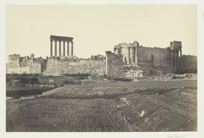 Baalbek, from the South by Francis Frith