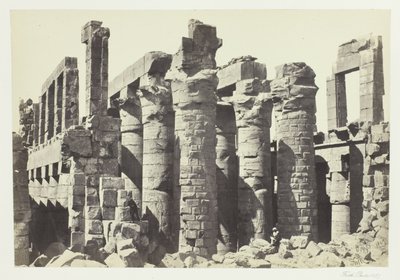 Hall of Columns, Karnak by Francis Frith